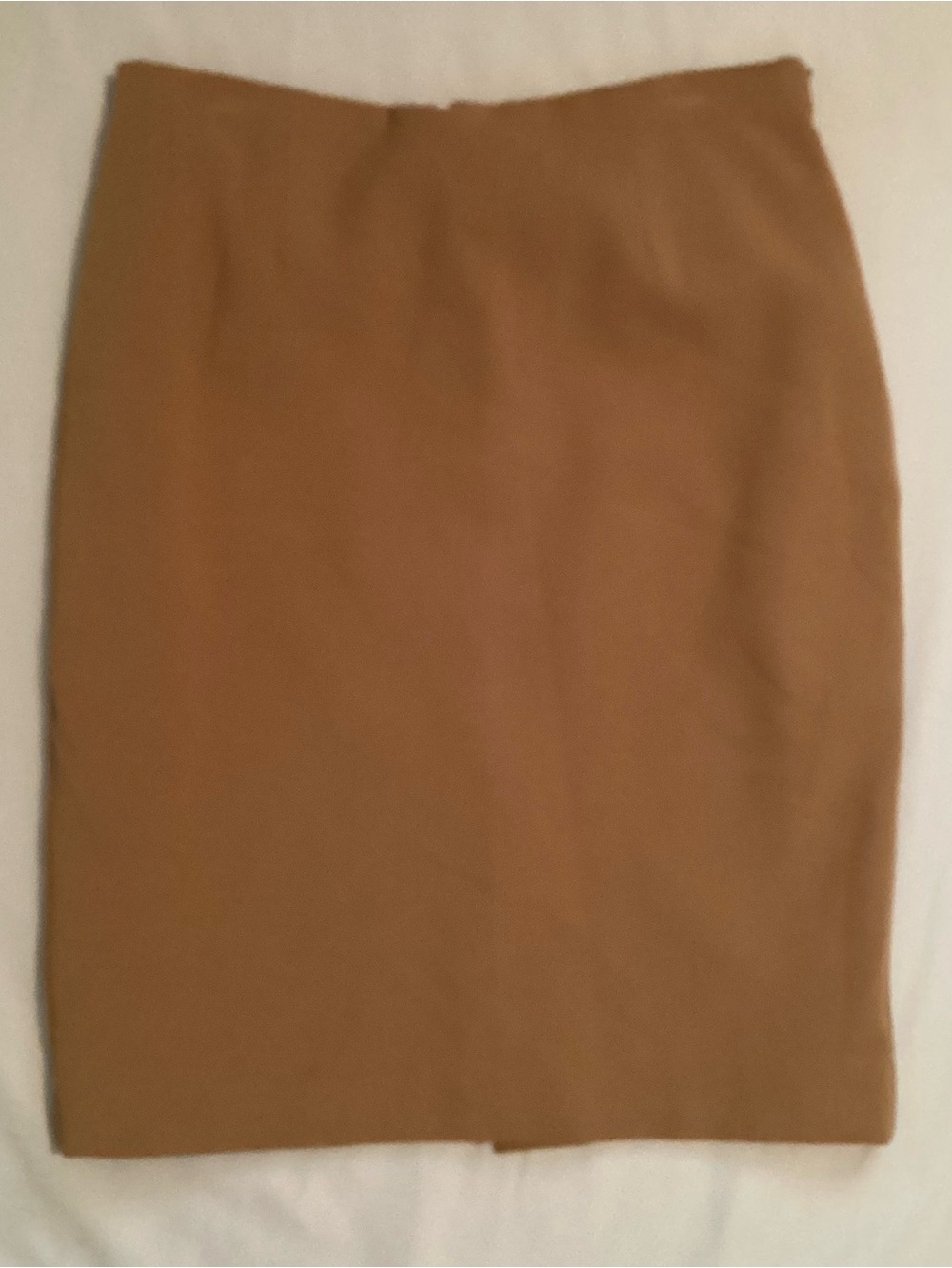 Charter Club Ladies Caramel Color Pencil Side Zip Skirt Size 8